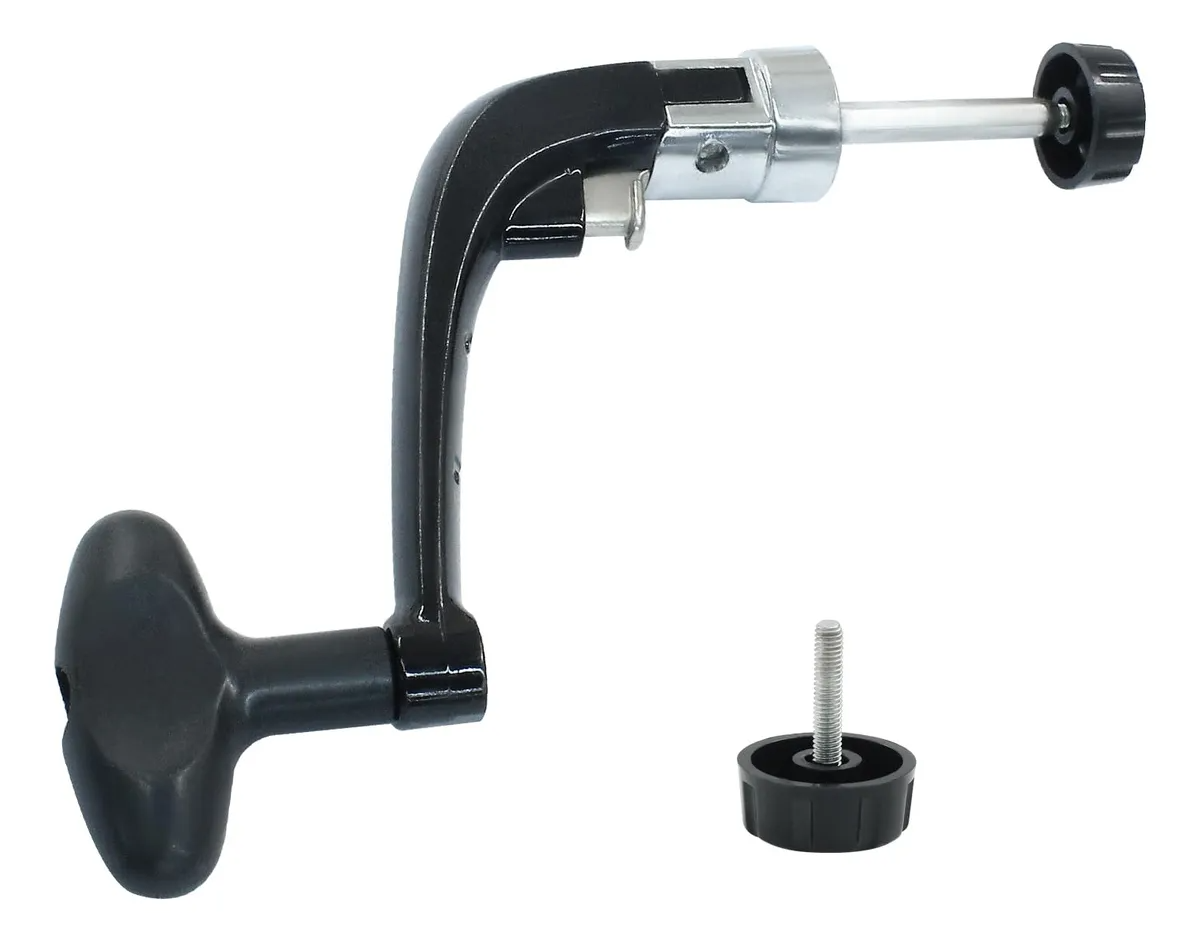 Perilla Giratoria Negra Para Carrete De Pesca 9 Cm